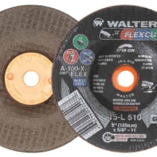 Walter Surface Technologies 15L510 BLENDING DISC  5" GR100 SPIN-ON